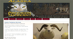 Desktop Screenshot of akprecisiontaxidermy.com